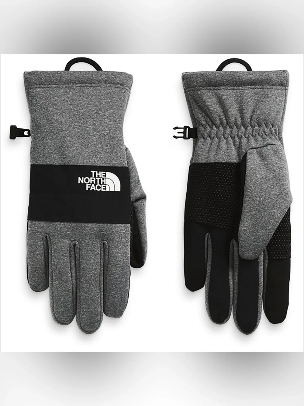The North Face Men’s Grey & Black Insulated Tech Gloves